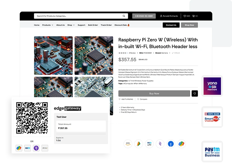 UPI Gateway Dynamic QR for Merchant Payments